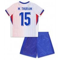 Camisa de time de futebol França Marcus Thuram #15 Replicas 2º Equipamento Infantil Europeu 2024 Manga Curta (+ Calças curtas)